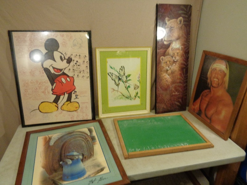 Pictures and Chalkboard