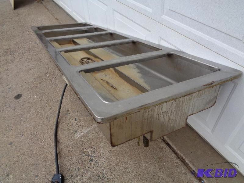 5 Well Steam Table  Drop In
