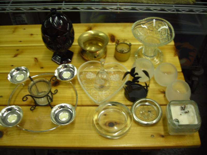 lot 53 image: Candles & Holders