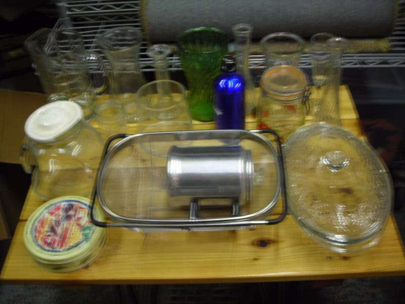 lot 60 image: Vases & Kitchen Related
