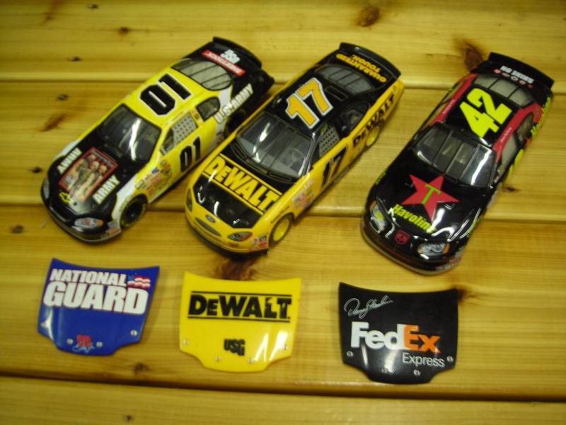 lot 72 image: 3 NASCAR Collector Cars