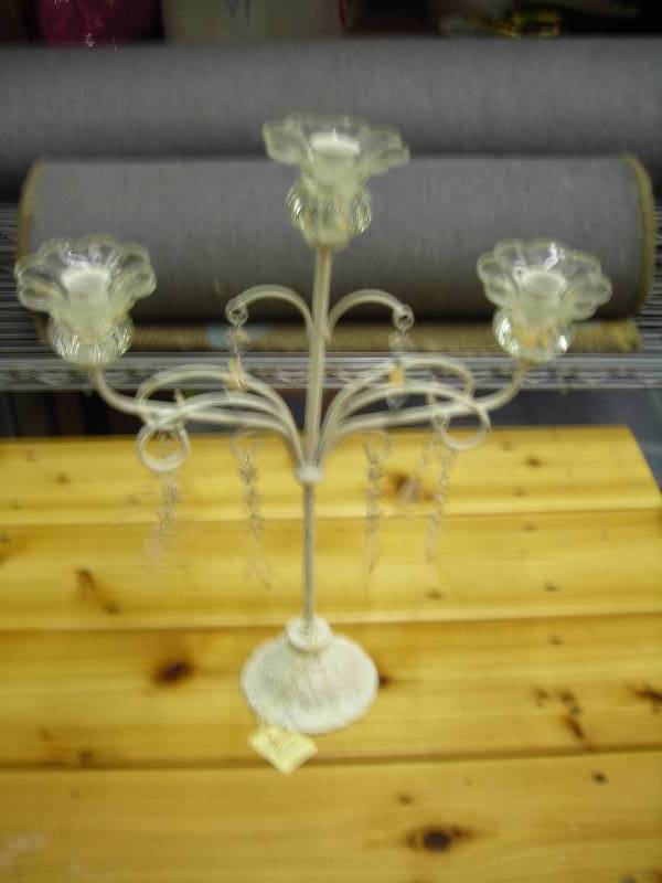 lot 74 image: Table Candleabra & Other Candle Holders