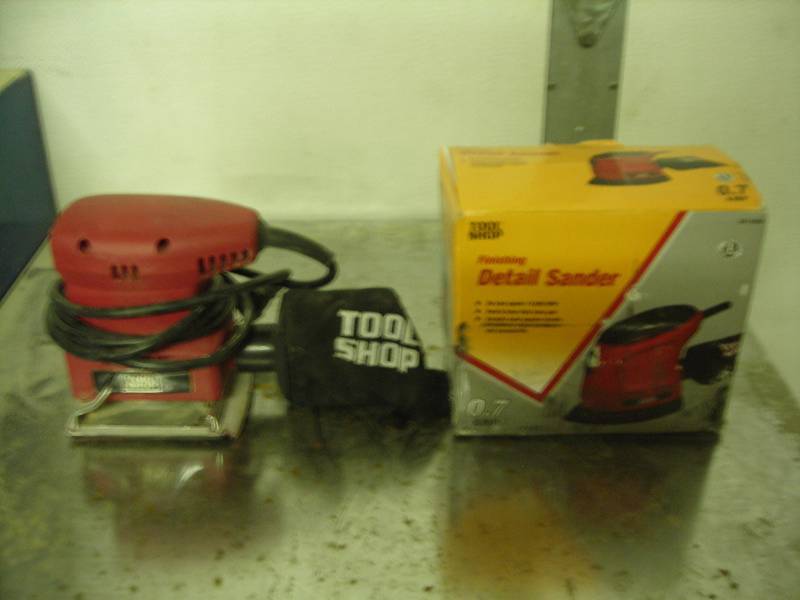 Toolshop Detail Sander, Toolshop Palm Sander