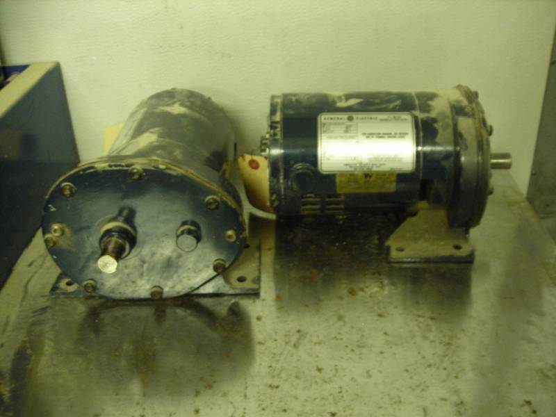 2- GE 230 Volt 14 Hp Electric Motors With Gear Reduction