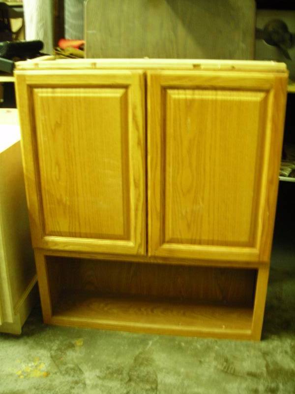 2 Door Wood Cabinet 36 x 42 x 14