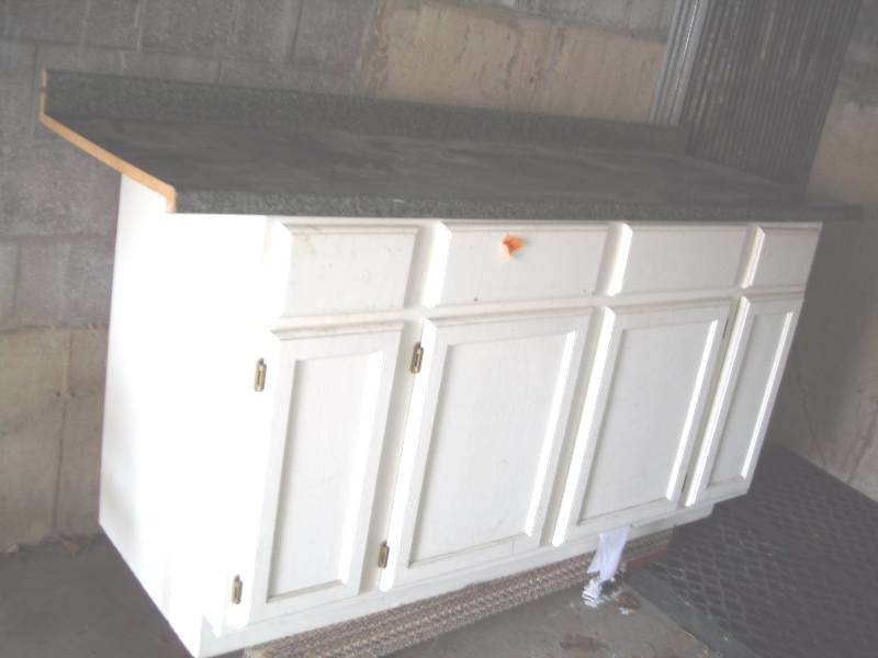 Base Cabinet 60 x 24 x 32 with Formica Counter Top 72 Inches