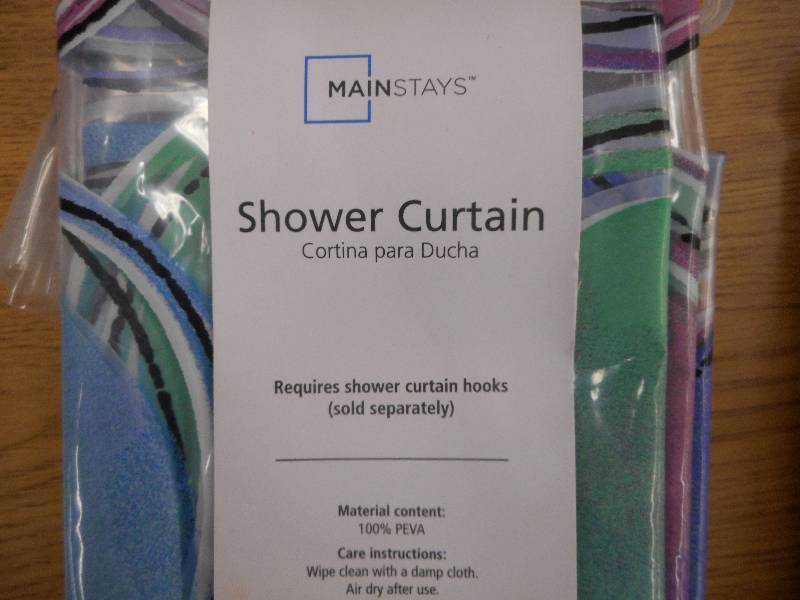 2 MAINSTAY SHOWER CURTAINS