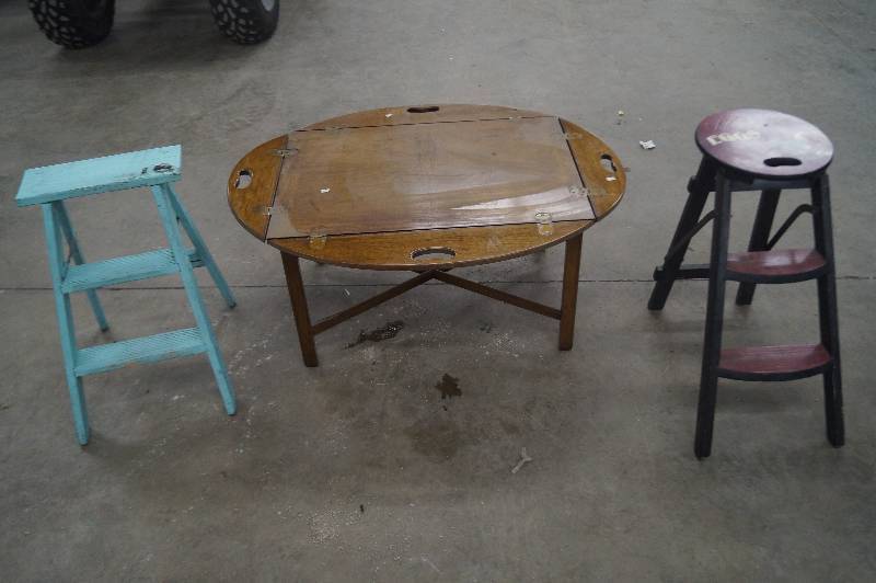 Table & Step Stools