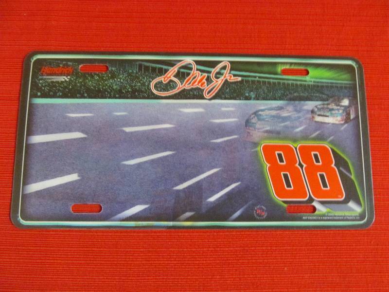lot 34 image: Dale Earnhardt Jr. License Plate