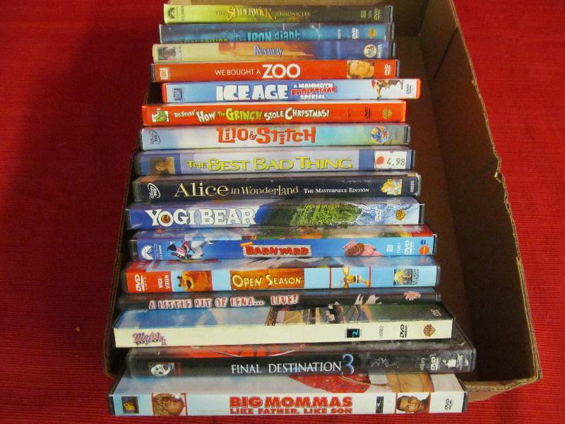 lot 69 image: DVDs