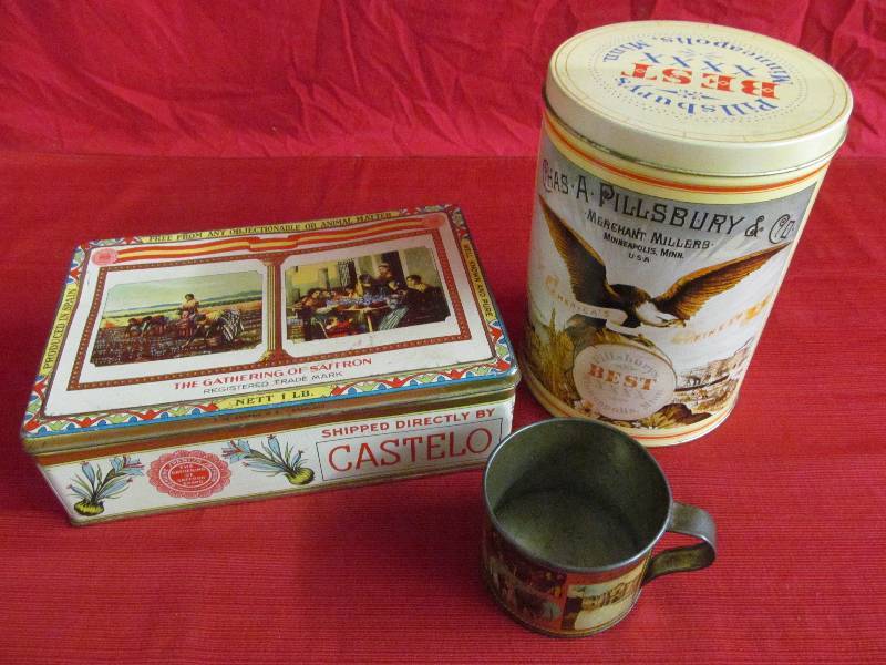 lot 93 image: Tins