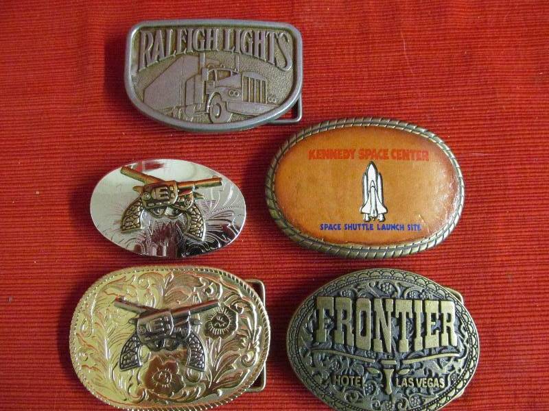 lot 121 image: Belt Buckles