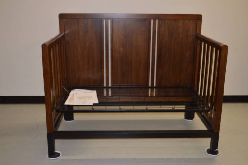 Bedford Baby Uptown 4-in-1 Convertible Crib - Walnut