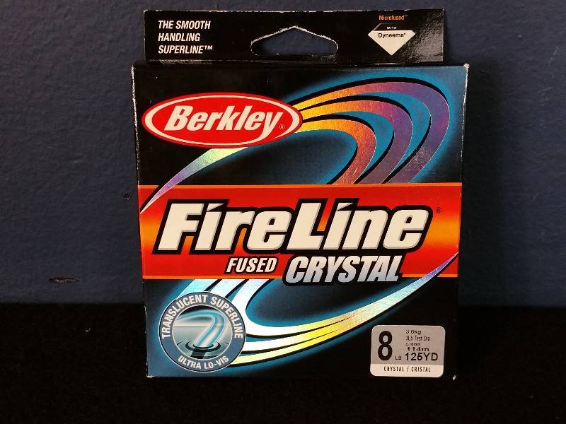 lot 28 image: Berkley Fireline Fused Crystal