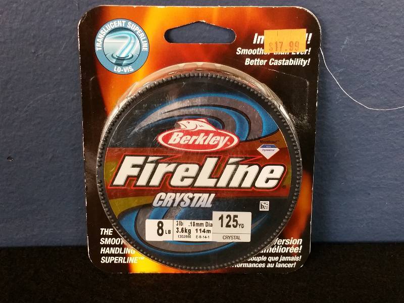 lot 43 image: Berkly Fireline Crystal Fishing Line
