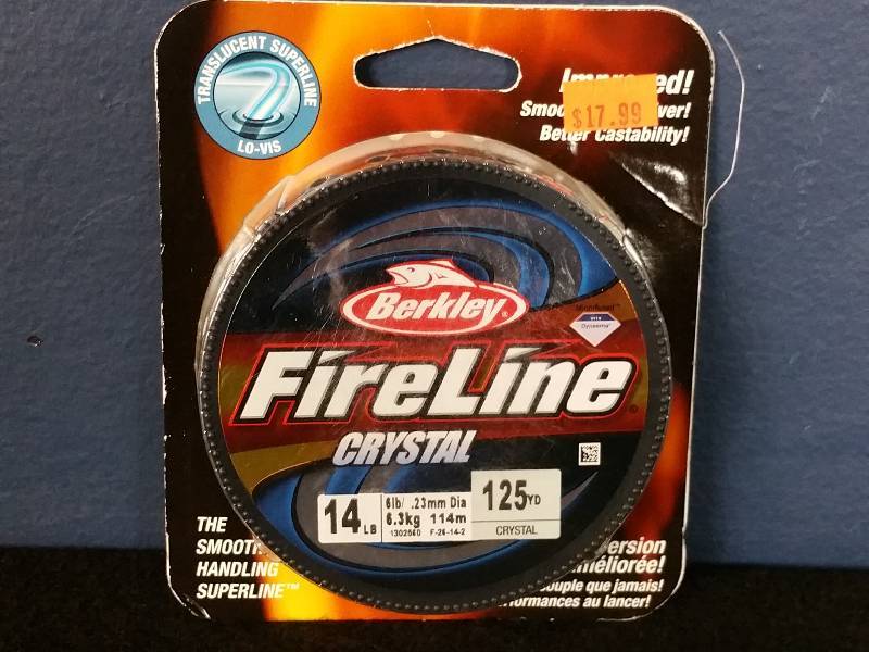 lot 44 image: Berkly Fireline Crystal Fishing Line