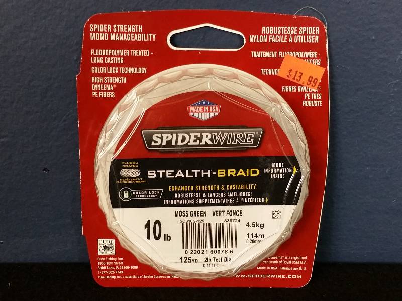 lot 45 image: Spiderwire Stealth Braid Fishing Line