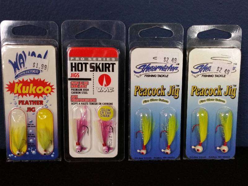 lot 64 image: Yahoo, Shear water and Hot Skirt Jigs