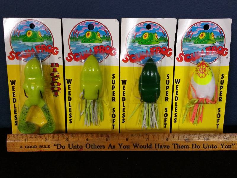lot 80 image: Scum Frog Lures