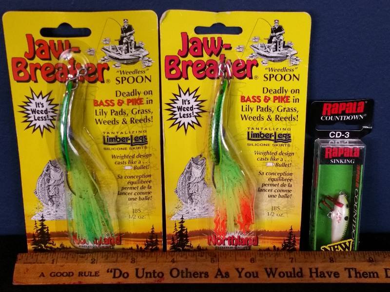 lot 84 image: Rapala & Northland Jaw Breaker Lures
