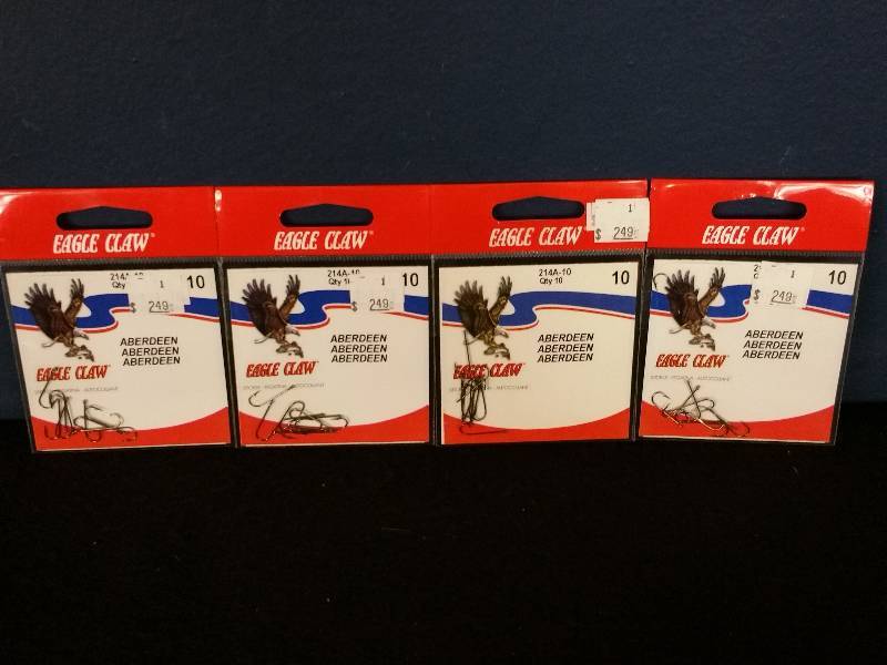 lot 116 image: Eagle Claw 10 Hooks