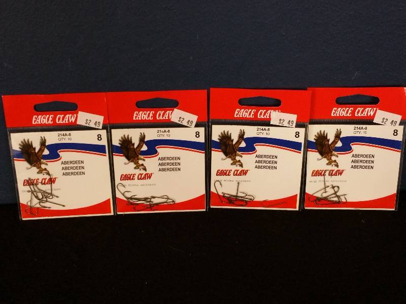 lot 117 image: Eagle Claw 8 Hooks