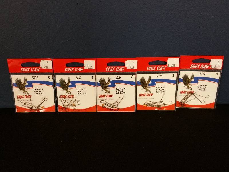 lot 119 image: Eagle Claw 8 Hooks