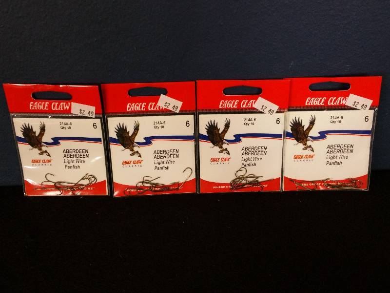 lot 121 image: Eagle Claw 6 Hooks