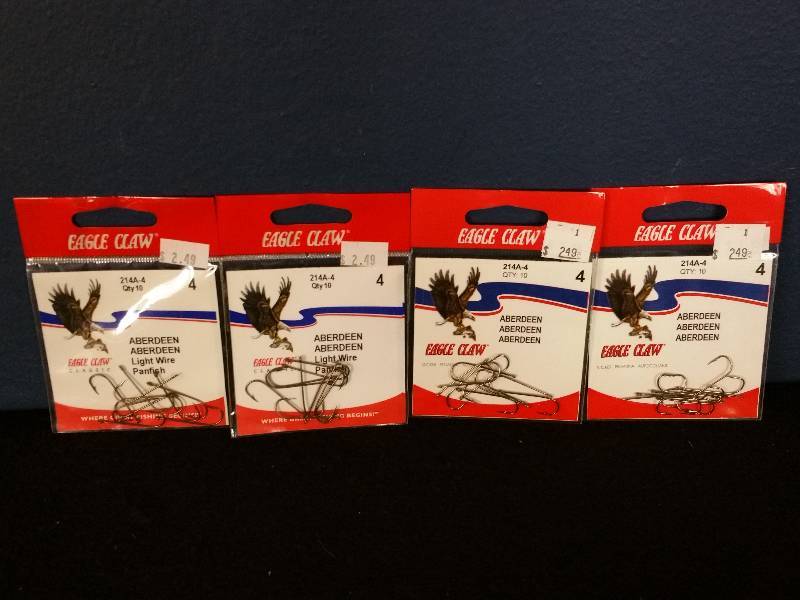 lot 122 image: Eagle Claw 4 Hooks