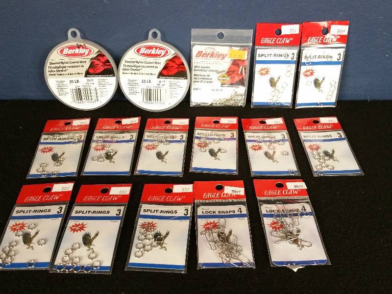 lot 165 image: Berkley & Eagle Claw Leader Kit