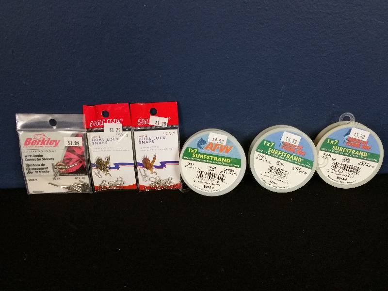 lot 167 image: Surfstrand & Eagle Claw Leader Kit