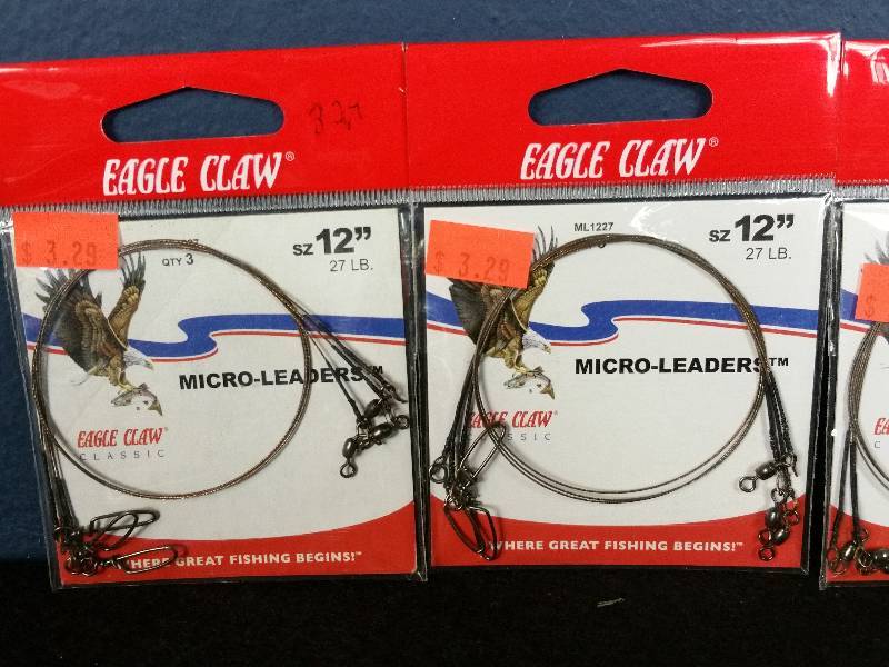 lot 181 image: Eagle Claw Micro-Leaders
