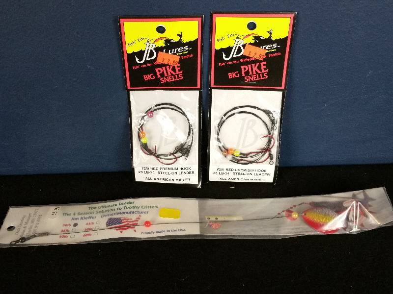 lot 191 image: JB Lures Big Pike Snells  The Ultimate Leader