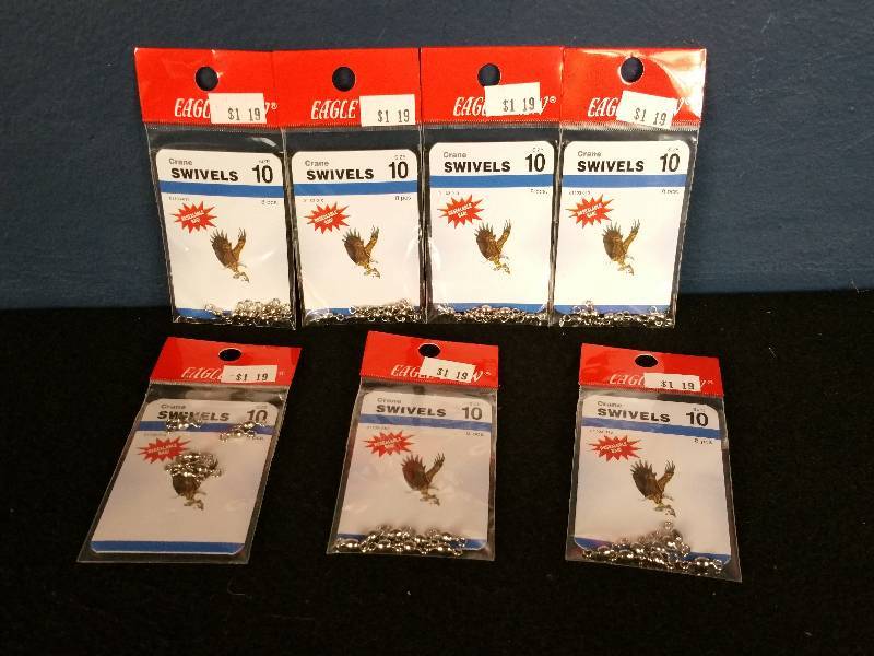 lot 201 image: Eagle Claw Crane Swivels