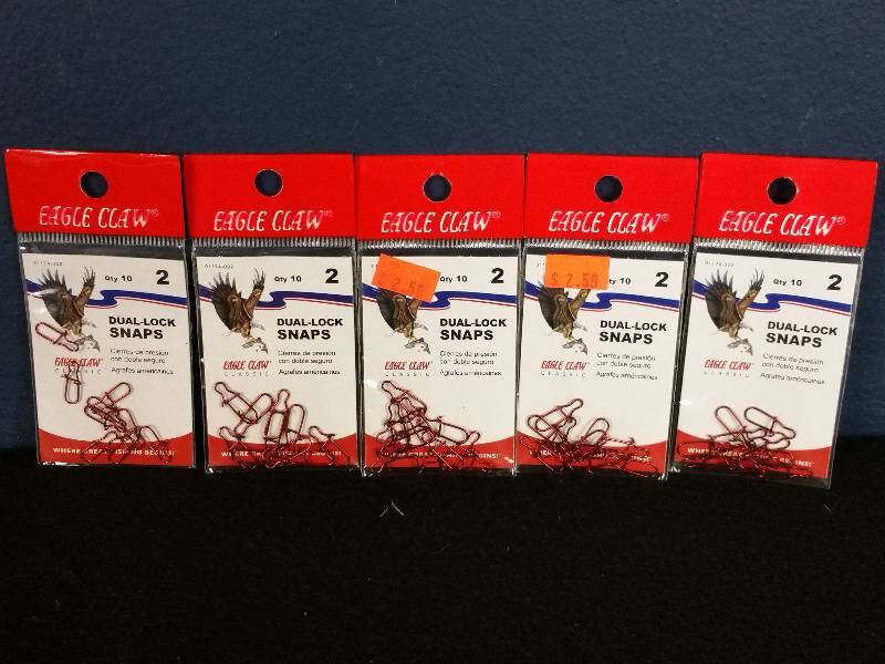 lot 214 image: Eagle Claw Dual-Lock Snaps