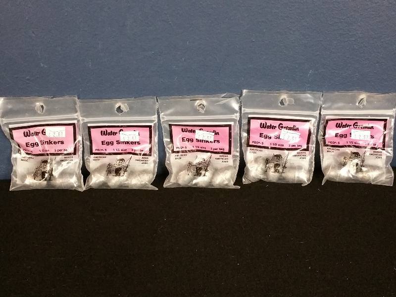 lot 223 image: Water Gremin Egg Sinkers