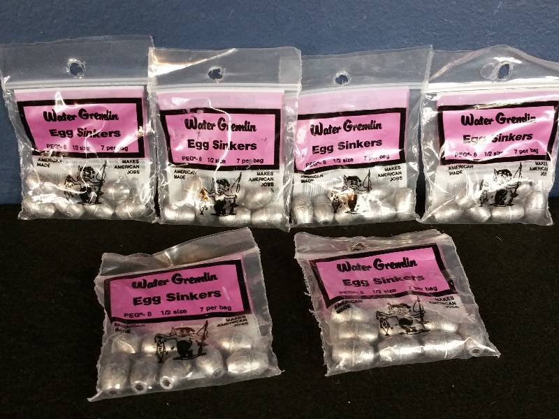 lot 225 image: Water Gremin Egg Sinkers