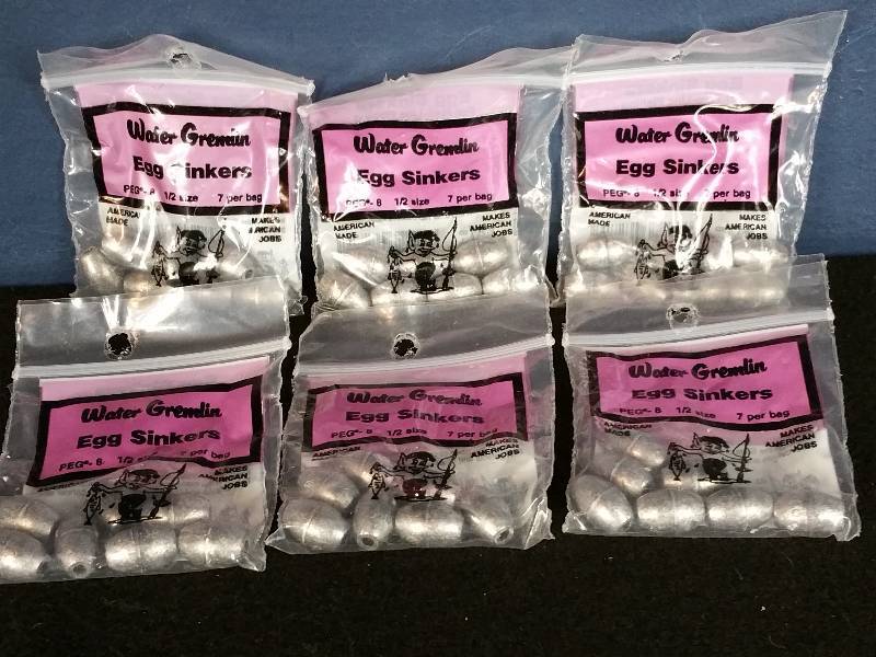 lot 227 image: Water Gremin Egg Sinkers