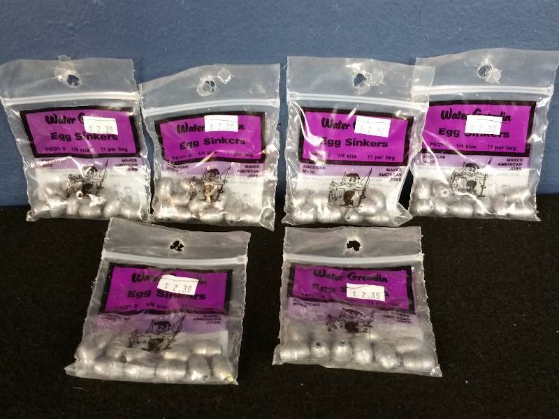 lot 229 image: Water Gremin Egg Sinkers