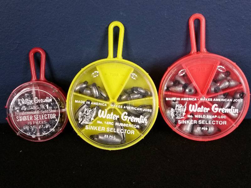 lot 231 image: Water Gremlin Split Shot Sinkers