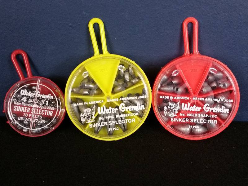 lot 232 image: Water Gremlin Split Shot Sinkers