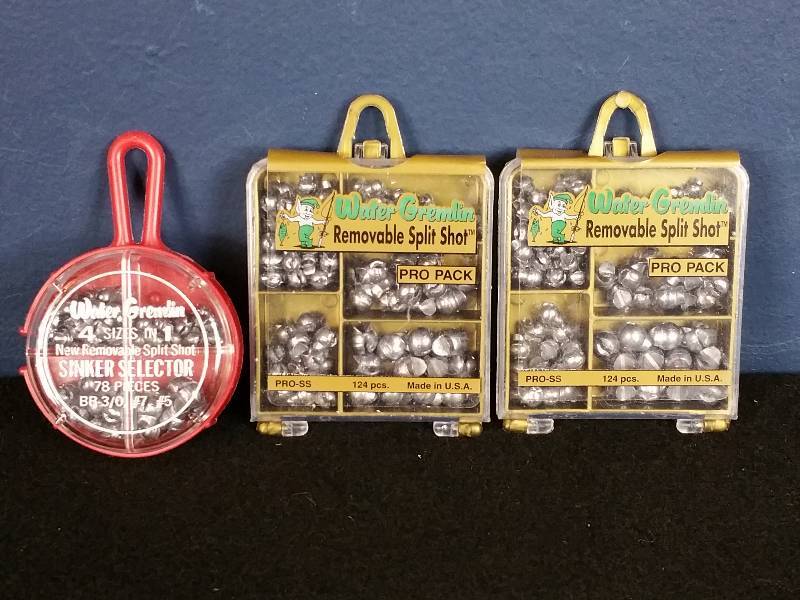 lot 234 image: Water Gremlin Split Shot Sinkers