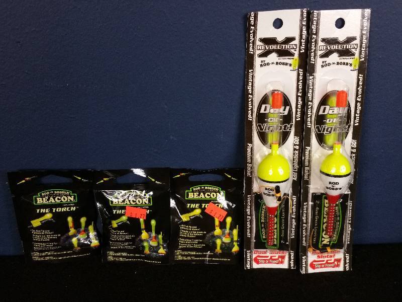 lot 279 image: Rod N Bobbs Revolution X Bobbers  Light Sticks