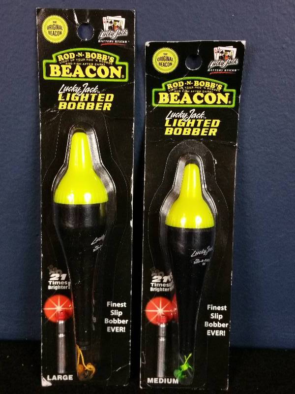 lot 289 image: Group of (2) Rod N Bobbs Lighted Bobbers