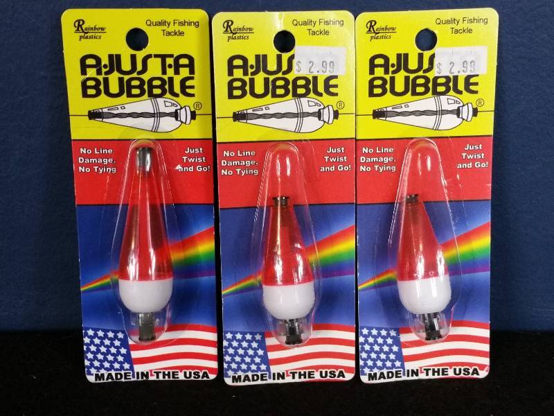 lot 296 image: Rainbow Plastics Ajusta Bubble Bobbers