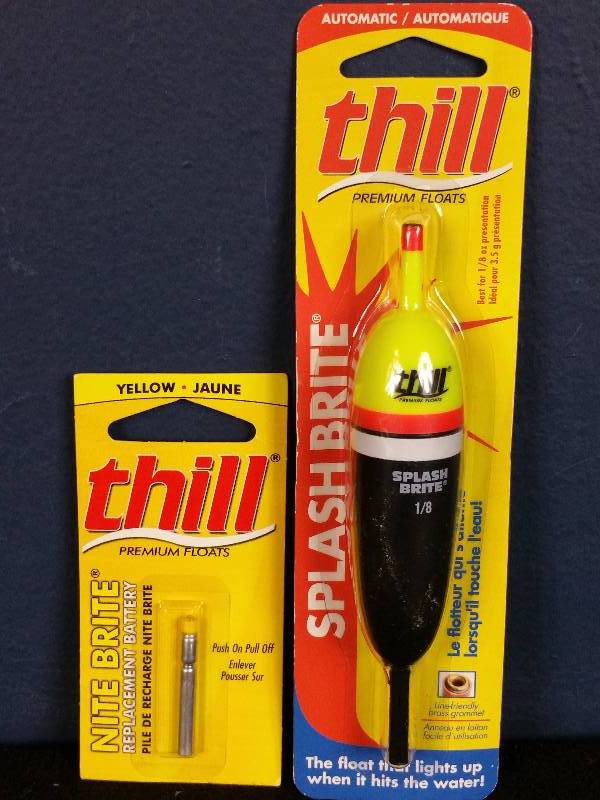 lot 298 image: Thill Nite Splash Brite Float Bobber  Battery