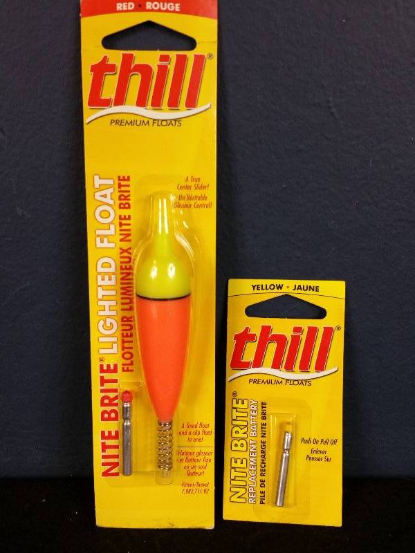 lot 300 image: Thill Nite Brite Lighted Float Bobber  Battery