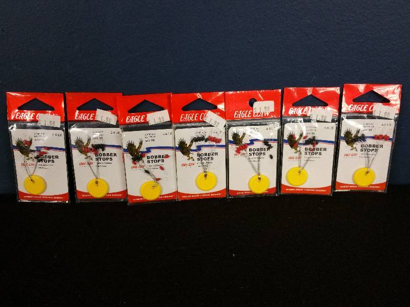 lot 304 image: Group of (7) Eagle Claw Bobber Stops