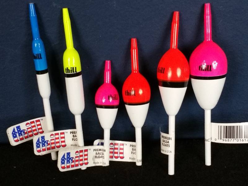 lot 312 image: Group of (6) Premium Bubbl Gum Balsa Bobbers