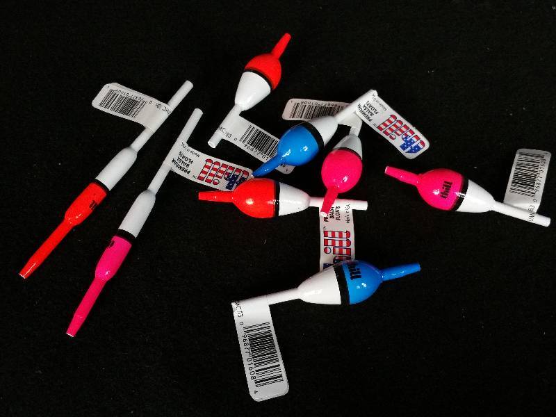 lot 315 image: Group of (8) Premium Bubbl Gum Balsa Bobbers